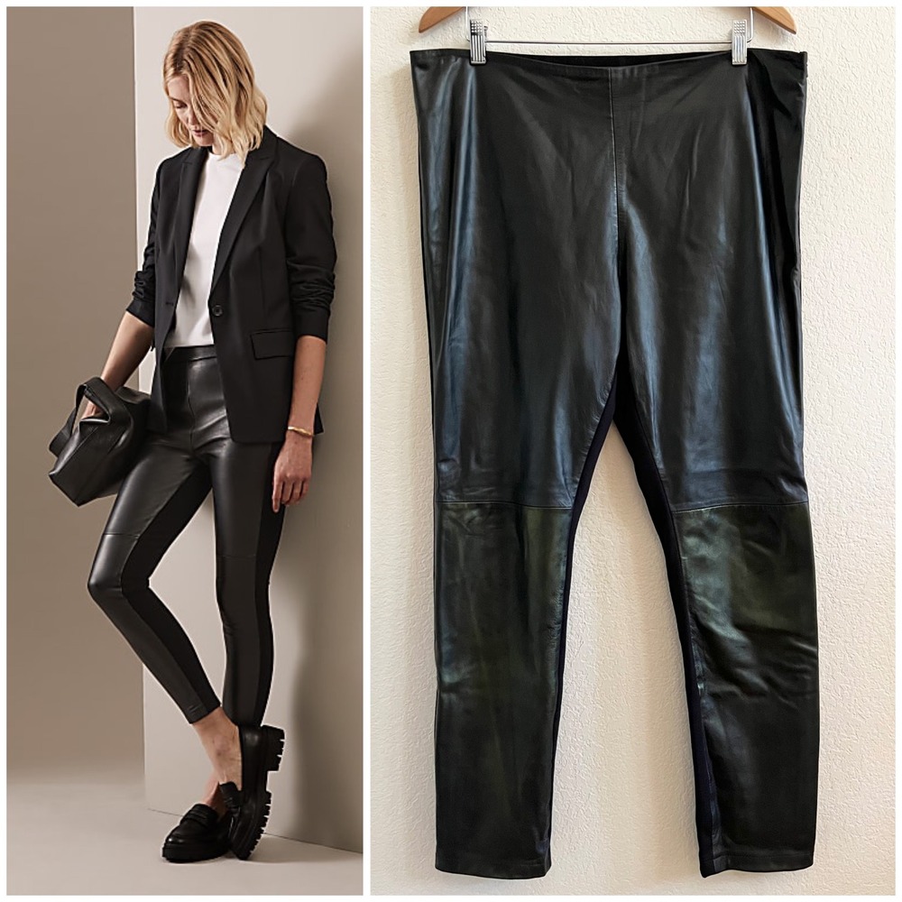 Marks & Spencer Autograph Genuine Leather Skinny Pants